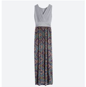 EUC GILLI maxi dress small mosaic print